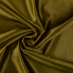 Tissu décoration velours uni vert olive