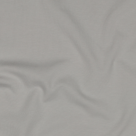 Tissu en jersey de coton biologique Amelie Uni gris clair