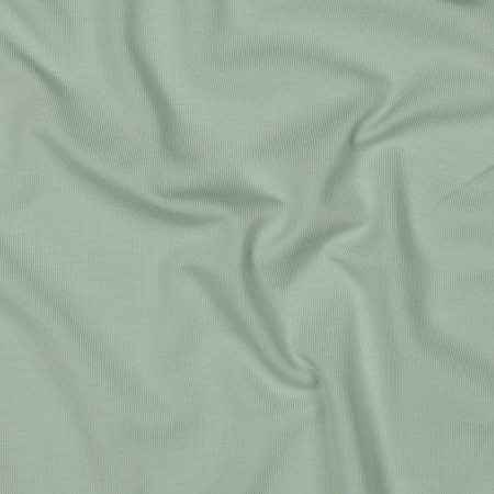 Tissu en jersey de coton biologique Amelie Uni menthe claire