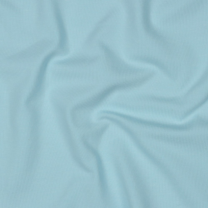 Tissu en jersey de coton biologique Amelie Uni bleu clair