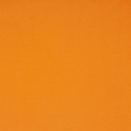 Tissu en bords-côtes bio Amelie Uni orange clair