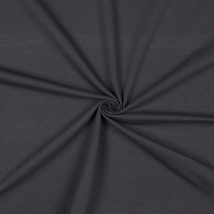 Tissu French Terry été bio Amelie Uni anthracite