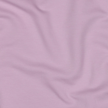 Tissu French Terry été bio Amelie Uni lilas